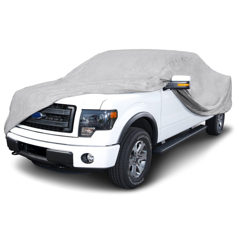 Budge Lite Truck Cover Indoor, Dustproof, UV Resistant Truck Cover Fits Full Size Trucks up to 264" L x 80" W x 60" H, Gray - Image 1
